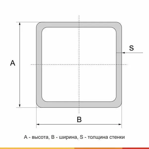 Труба профильная 80х60х4 Ст3пс ГОСТ 13663-86 - 4