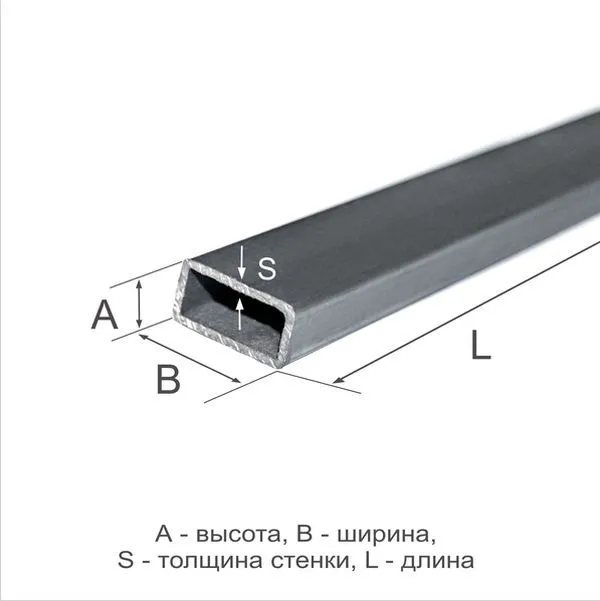 Труба профильная 80х60х4 Ст3пс ГОСТ 13663-86 - 5